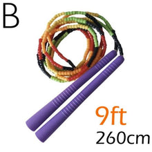 Load image into Gallery viewer, Jump Skipping Rope Beginner Soft Beaded Adjustable Tangles Free Fitness Skipping Rope For Men Women Kids Soft Beaded Skipping Rope Keeping Fit For Training Workout And Weight Loss