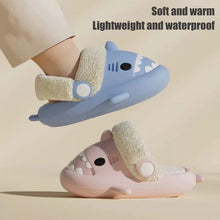 Load image into Gallery viewer, Detachable Kids Winter Shark Slippers - # BOAA71410001