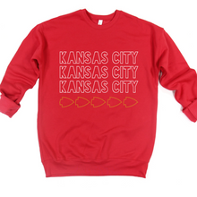 Load image into Gallery viewer, Kansas City Arrowheads Crew or Hoodie Sweatshirt