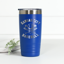 Load image into Gallery viewer, Kansas City Baseball 20 oz Engraved Tumbler