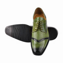 Load image into Gallery viewer, Kazma Leather Oxford Style Lace Up Dress Shoes