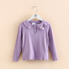 Load image into Gallery viewer, Baby Girl Doll Collar Long Sleeve shirt - # GIAA21510006