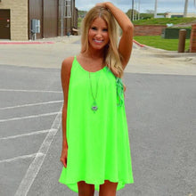 Load image into Gallery viewer, Seaside Dream Chiffon Sundress - Effortless Elegance for Sunny Days