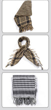 Load image into Gallery viewer, Keffiyeh Man Wrap Bandana Shemagh Military Scarf plaid Islamic Airsoft Muslim Multifunction Tactical Arabic Hijab Palestine Women Men Scarf Shawl Wrap Pattern of Arab Shemagh Keffiyeh Men Arab Kufiyah Keffiyeh Arabic Muslim Head Wrap