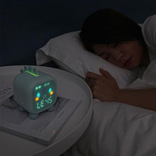 Load image into Gallery viewer, Kids Alarm Clock Cute Dinosaur Kids Alarm Clock with Dinosaur Digital Alarm Clock for Kids Bedroom Cute Bedside Clock Children's Sleep Trainer Wake Up Light and Night Light with Digital Alarm Clock For Kids Bedside Clock Children Wake Up Night Light