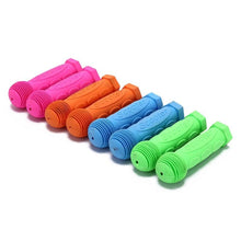 Load image into Gallery viewer, Kids Bike Bicycle Tricycle Scooter Rubber Grip Handle Handlebar Grips Anti-skid Colorful Grips Mountain Bike Grips Sponge Bike Soft Handle Grips Suitable For Road Bikes Mountain And Kids Bikes