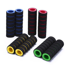 Load image into Gallery viewer, Kids Bike Bicycle Tricycle Scooter Rubber Grip Handle Handlebar Grips Anti-skid Colorful Grips Mountain Bike Grips Sponge Bike Soft Handle Grips Suitable For Road Bikes Mountain And Kids Bikes