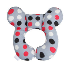 Load image into Gallery viewer, Kids Children Baby Pillow Soft Neck Support Infant Car Cushion U-Shape Cotton Infant Nursing Pillow Toddler Sleep Positioner Air Mesh Organic Cotton Protection for Flat Head Baby Pillow for Newborn Breathable Adjustable Infants and Baby Neck Head Support