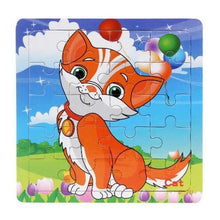 Load image into Gallery viewer, Kids Puzzle Toy Animals and Vehicle Wooden Puzzles Jigsaw Baby Educational Learning Toys for Children Gift