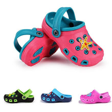 Load image into Gallery viewer, Kids Slippers Boy Shoe Cute Beach Shoes Child Boy Girl Antiskid Sandal Spring Summer Toddler Non-Slip Breathable Kids Clogs Garden High Elasticity Kids Sandals Indoor Outdoor Waterproof Beach Sandals Children Classic Slippers