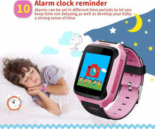 Load image into Gallery viewer, Kids Smart Watch GPS Phone Watches Camera Flashlight SOS Call Location Clock Children Watches 2G Data SIM Card Kids Smartwatch With Calling Camera Learning Games Video Music Flashlight For Boys Girls