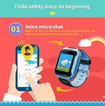 Load image into Gallery viewer, Kids Smart Watch GPS Phone Watches Camera Flashlight SOS Call Location Clock Children Watches 2G Data SIM Card Kids Smartwatch With Calling Camera Learning Games Video Music Flashlight For Boys Girls