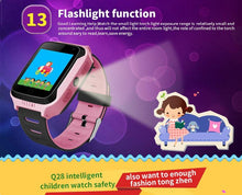 Load image into Gallery viewer, Kids Smart Watch GPS Phone Watches Camera Flashlight SOS Call Location Clock Children Watches 2G Data SIM Card Kids Smartwatch With Calling Camera Learning Games Video Music Flashlight For Boys Girls