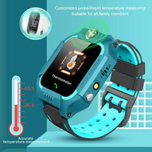 Load image into Gallery viewer, Kids Smart Watch Phone Call Thermometer Wristwatch GPS Locator Kids Smartwatch With Call Games Video Recorder Music Alarm Flashlight Touch Screen Smart Watch For Kids