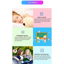 Load image into Gallery viewer, Kids Smart Watch Phone Call Thermometer Wristwatch GPS Locator Kids Smartwatch With Call Games Video Recorder Music Alarm Flashlight Touch Screen Smart Watch For Kids