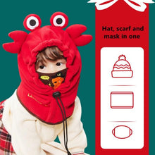 Load image into Gallery viewer, Kids Winter Fleece Warmer Balaclava Cap Thermal Tactical Military Helmet Windproof Full Face Mask Cover Ski Beanies For Boy Girl Women Camouflage Balaclava Face Scarf Mask Sunscreen Dustproof Army Cycling Hunting Fishing Tactical Airsoft Hat Men Women