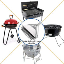 Load image into Gallery viewer, Kitchen Accessories BBQ Grill Brush and Scraper Barbecue Kit Cleaning Brush Stainless Steel Tools Wire Bristles Triangle BBQ Grill Cleaning Brush for Weber Gas Charcoal Porcelain Cast Iron & All Grilling Grates Accessories