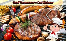 Load image into Gallery viewer, Kitchen Digital BBQ Food Thermometer Meat Cake Candy Fry Grill Dinning Household Meat Thermometer Digital Instant Read Food Meat Thermometer with Long Probe Cooking Thermometer for Kitchen BBQ Grill and Cooking Thermometer Oven Thermometer Tool