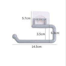 Load image into Gallery viewer, Kitchen Paper Roll Holder Towel Hanger Rack Bar Cabinet Rag Hanging Holder Shelf Toilet Paper Holders Toilet Kitchen Accessories Paper Towel Holder Under Cabinet Wall Mount Self Adhesive No Drilling