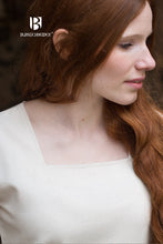Load image into Gallery viewer, Trumpet Sleeve Under Dress Klara Natural