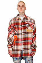 Load image into Gallery viewer, BURLYWOOD Men's premium heavy flannel elongated oversize shirt
