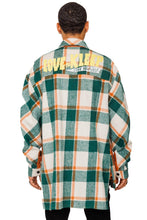 Load image into Gallery viewer, ZAFFRE Men's premium heavy flannel elongated oversize shirt
