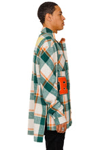 Load image into Gallery viewer, ZAFFRE Men's premium heavy flannel elongated oversize shirt