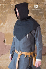 Load image into Gallery viewer, Skjoldehamn Cowl Knud Herringbone Black/Grey