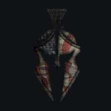 Load image into Gallery viewer, Kryptek Real Flag Helmet - Mens T-Shirt
