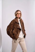 Load image into Gallery viewer, Oxford Genuine Lamb Leather Suede Jacket