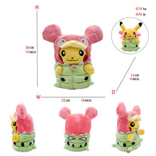 Load image into Gallery viewer, 24 Pcs Pokemon Pikachu Cosplay Toys Charizard Snorlax Garchomp Tyranitar Hydreigon Anime Stuffed Plush Cartoon Peluche Dolls - # BOT&G512610001