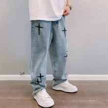 Load image into Gallery viewer, Boys Men Straight Loose Wide-Leg Pants - # BOAA13410011