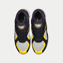Load image into Gallery viewer, LA Gear Men's Catapult Light-Up Lowtop | Black x Purple x Yellow