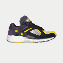 Load image into Gallery viewer, LA Gear Men's Catapult Light-Up Lowtop | Black x Purple x Yellow