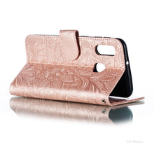 Load image into Gallery viewer, Lace Flower Leather Wallet Case For Xiaomi Redmi Note 11 10 Pro 7 6 8 8t Redmi 10c 10a A1 9t 7a 8a 9c 9a Case Mi A3 A2 Lite 9 Phone Case Premium Pu Leather Flip Cover With Card Holder Feature Protective Cover