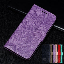 Load image into Gallery viewer, Lace Flower Leather Wallet Case For Xiaomi Redmi Note 11 10 Pro 7 6 8 8t Redmi 10c 10a A1 9t 7a 8a 9c 9a Case Mi A3 A2 Lite 9 Phone Case Premium Pu Leather Flip Cover With Card Holder Feature Protective Cover