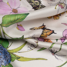Load image into Gallery viewer, Flora - Silk Foulard - Berry