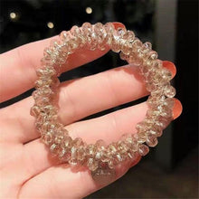 Load image into Gallery viewer, Ladies Pearl Multicolor Beads Hair Tie Elastic Hair Rope Simple Metal Sheets Scrunchies Ponytail Holders Hair Accessories for Women and Girls