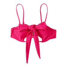 Load image into Gallery viewer, Ladies Summer Solid Color Swimsuit Female Detachable Shoulder Strap Halter Bikini Women's Bikini Swimsuits One Piece Bathing Suits Tie Knot Cutout Swimwear with Crisscross Design