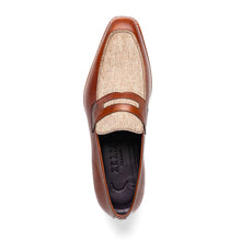 Load image into Gallery viewer, 15-733-CGN Lago Italian Calfskin Slip On Loafer Cognac