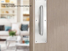 Load image into Gallery viewer, Large Size Door Handle Stainless Steel Furniture Handles Door Knob Pull Handle Stainless Steel Flush Concealed Furniture Handle for Door Drawer Cupboard Cabinet Sliding Door