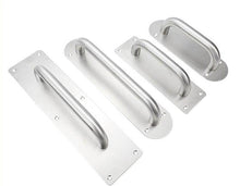 Load image into Gallery viewer, Large Size Door Handle Stainless Steel Furniture Handles Door Knob Pull Handle Stainless Steel Flush Concealed Furniture Handle for Door Drawer Cupboard Cabinet Sliding Door