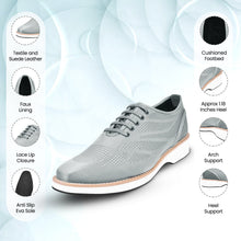 Load image into Gallery viewer, Lava Singh Mens Casual Textile Printed Lace up Shoes