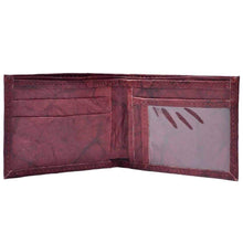 Load image into Gallery viewer, Leather Bifold Wallet with ID Window