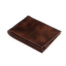 Load image into Gallery viewer, Leather Bifold Wallet with ID Window