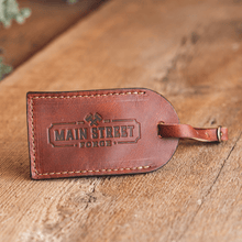 Load image into Gallery viewer, Full Grain Leather Luggage Tag
