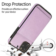 Load image into Gallery viewer, Leather Wallet Case For iPhone 11 Pro Max XS Max XR X 8 7 6S 6Plus 5 5S With Stand Card Pocket Case Cover Shockproof Texture PU Leather Wallet Cover