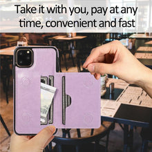 Load image into Gallery viewer, Leather Wallet Case For iPhone 11 Pro Max XS Max XR X 8 7 6S 6Plus 5 5S With Stand Card Pocket Case Cover Shockproof Texture PU Leather Wallet Cover
