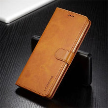 Load image into Gallery viewer, Leather Wallet Case for Xiaomi 12T 12X 11T Mi 11 Lite Poco M4 M3 X4 X3 Pro F3 Redmi 10C 9C 9A Note 11S 10 9S 8T Pro Flip Cover Card Holder Wallet Flip Protective Phone Case