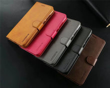 Load image into Gallery viewer, Leather Wallet Case for Xiaomi 12T 12X 11T Mi 11 Lite Poco M4 M3 X4 X3 Pro F3 Redmi 10C 9C 9A Note 11S 10 9S 8T Pro Flip Cover Card Holder Wallet Flip Protective Phone Case